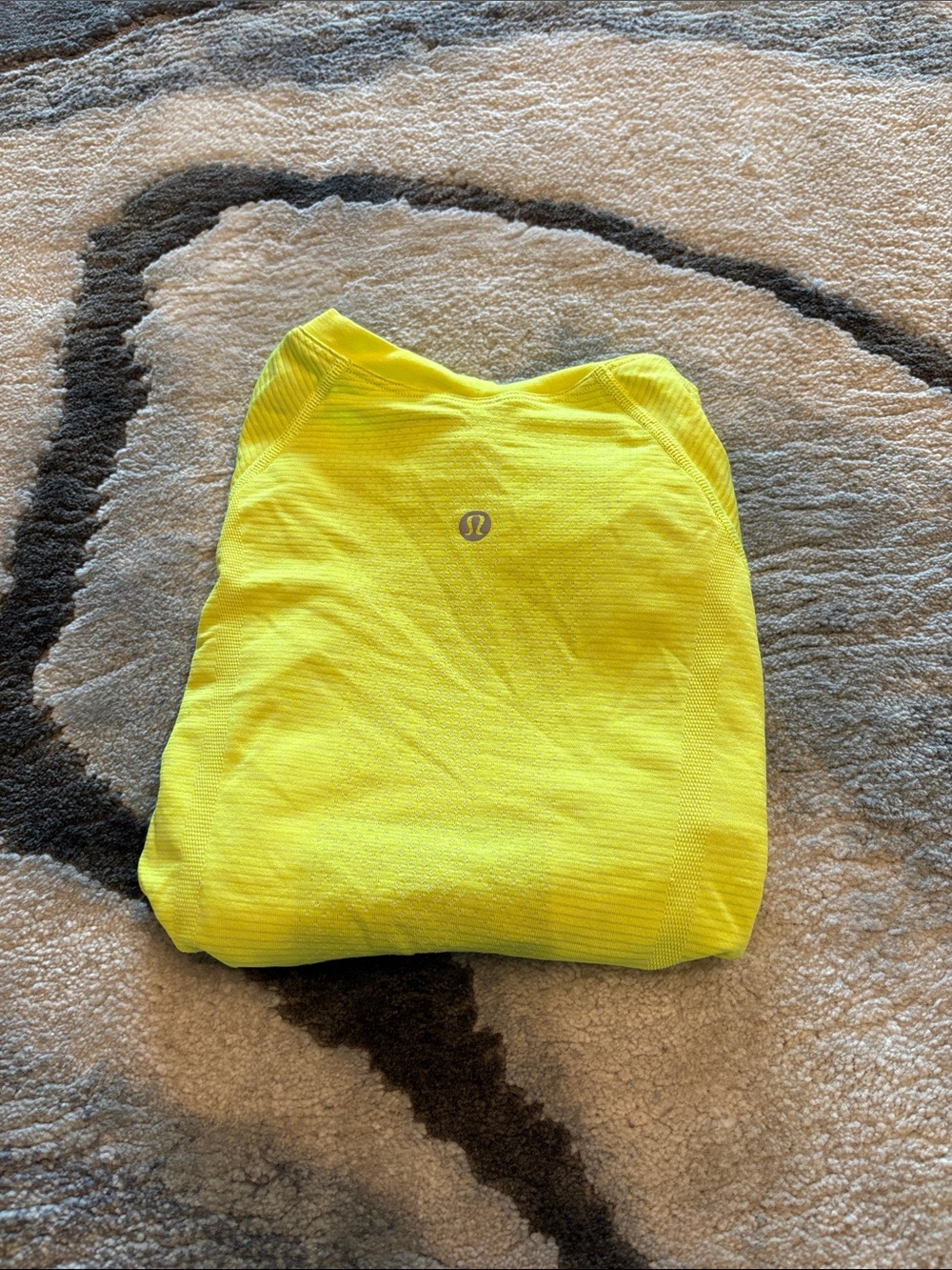 lululemon athletica Neon Yellow Short Sleeve Tee